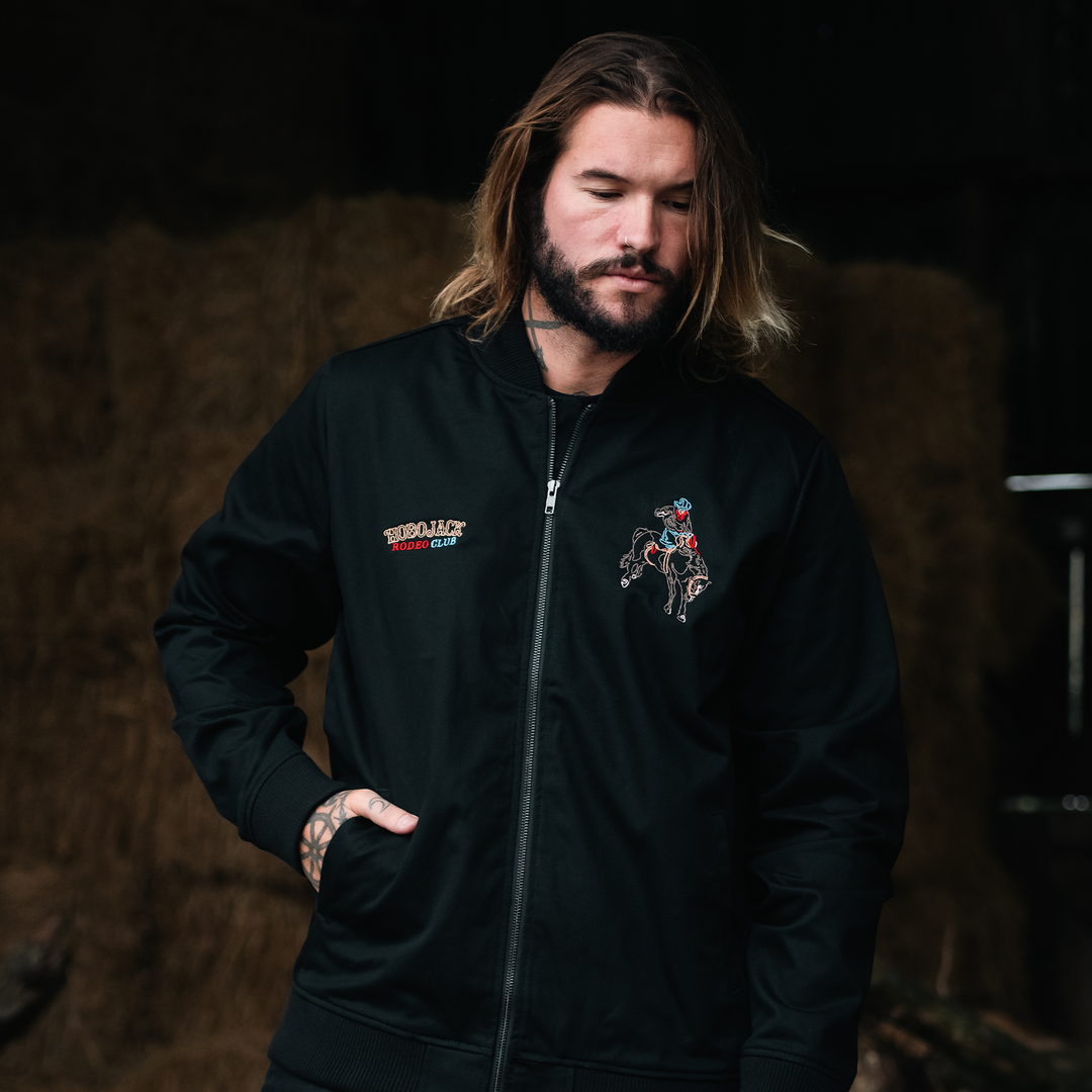 RODEO CLUB CANVAS BOMBER JACKET