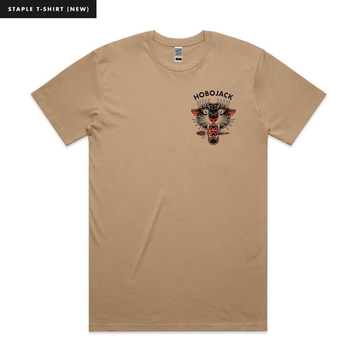 SHADOWS EDGE - KHAKI POCKET T-SHIRT - NEW STAPLE
