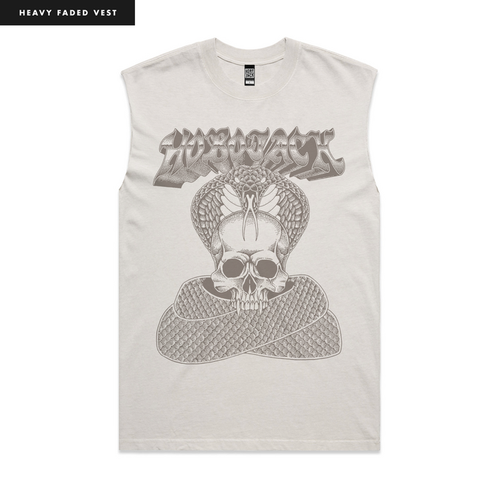 SKULL CRUSHER - TANK - FADED BONE - DELUXE HEAVY