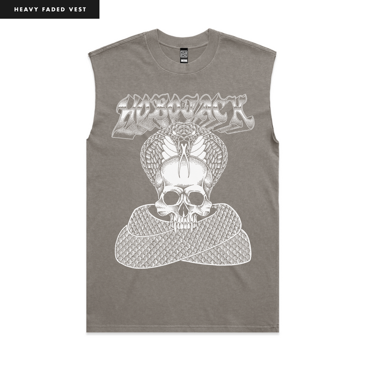 SKULL CRUSHER - TANK - FADED GREY - DELUXE HEAVY