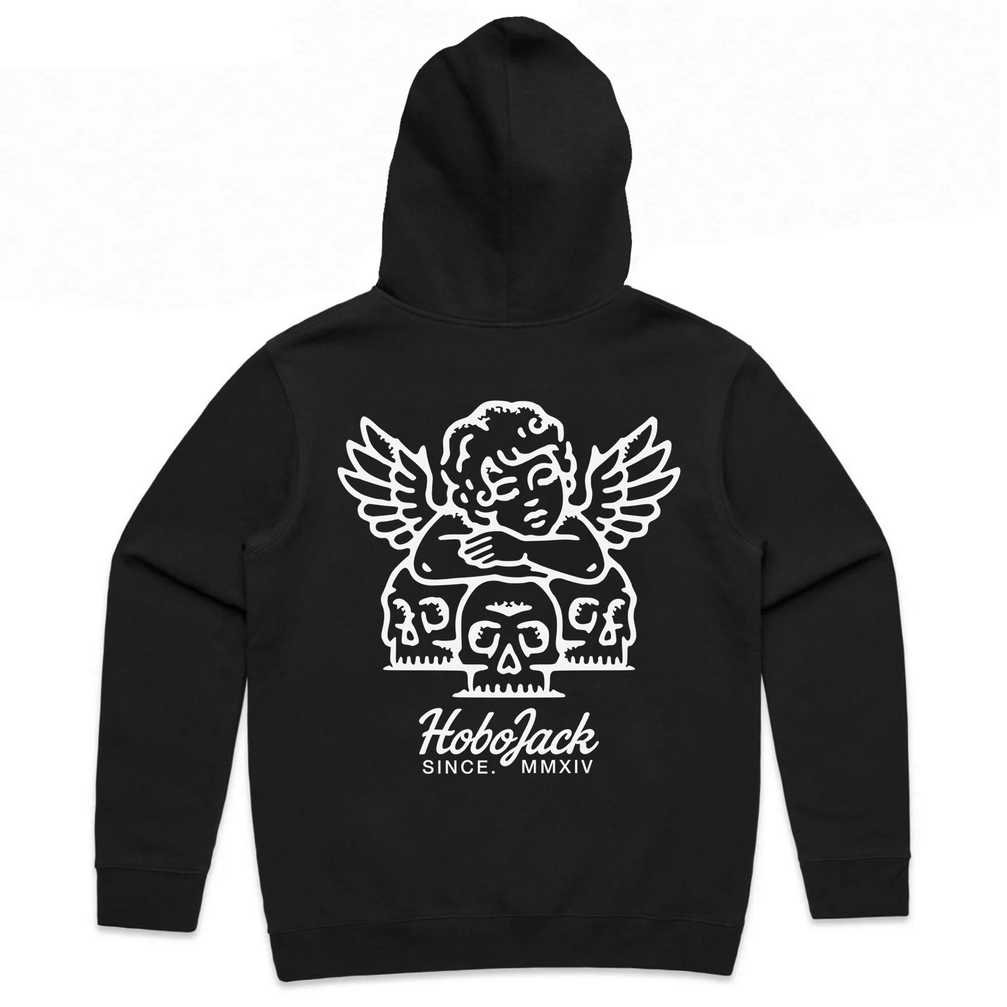 SKULL+SAINT HOODIE - BLACK-1