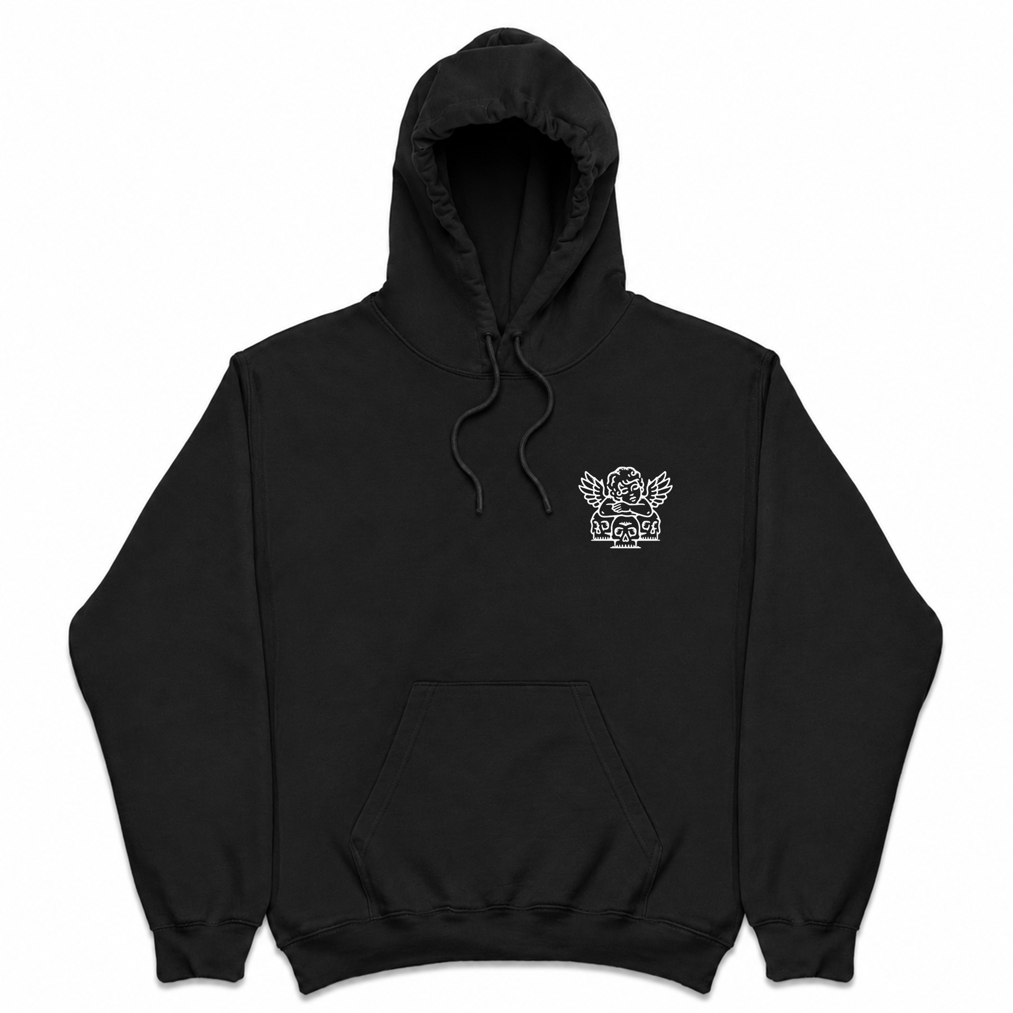 SKULL+SAINT HOODIE - BLACK-2