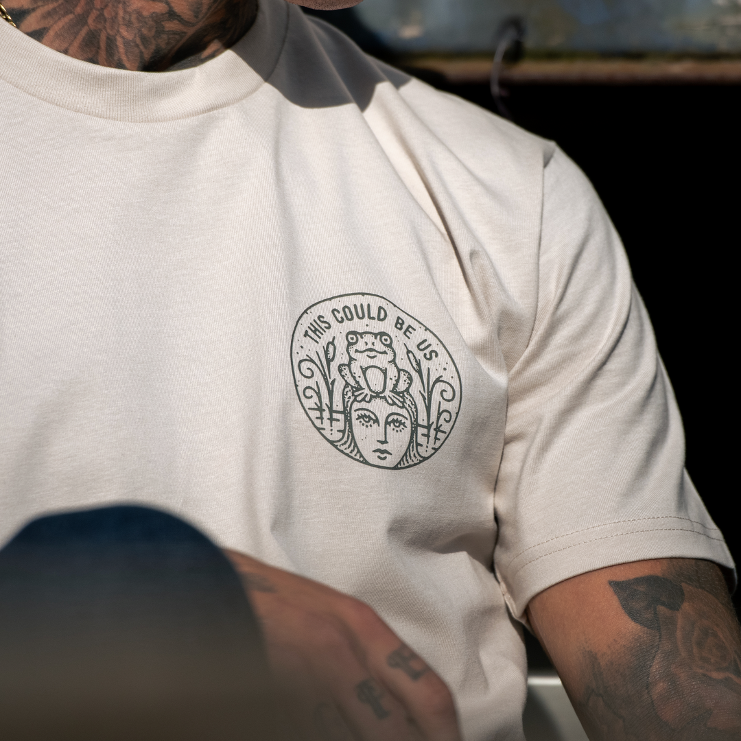 COULD BE US - POCKET - BONE T-SHIRT - DELUXE HEAVY