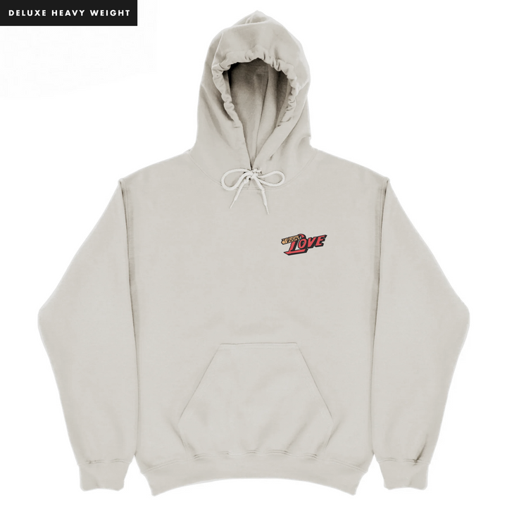 TOUGH LOVE - HEAVY HOODIE - BONE
