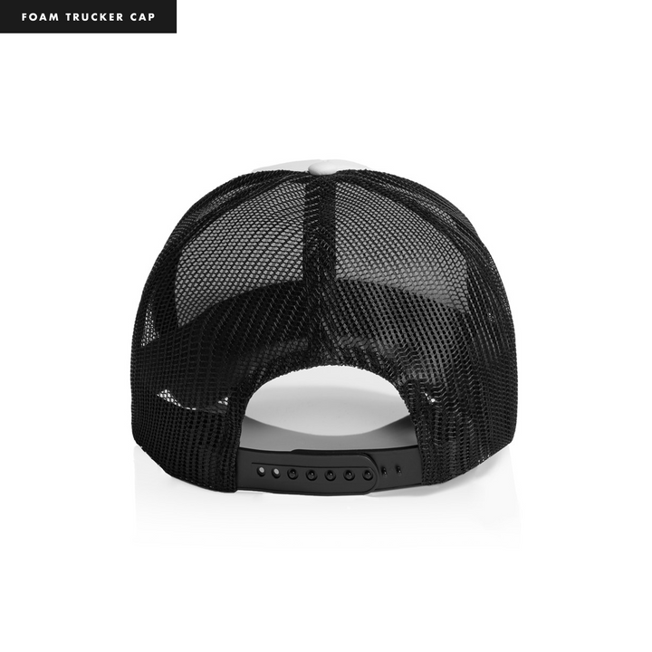 TOUGH LOVE BLACK & WHITE TRUCKER