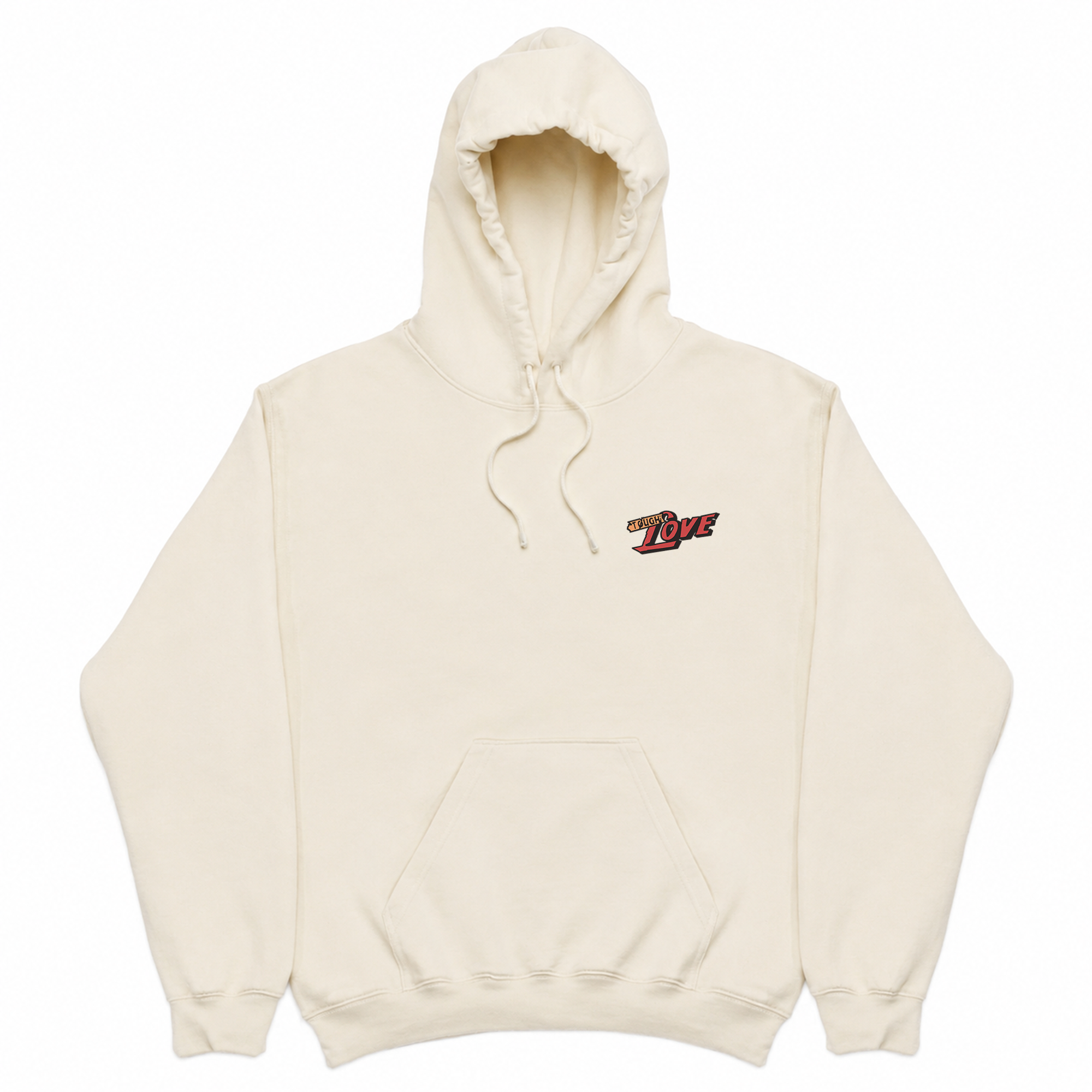 TOUGH LOVE HOODIE - ECRU-2