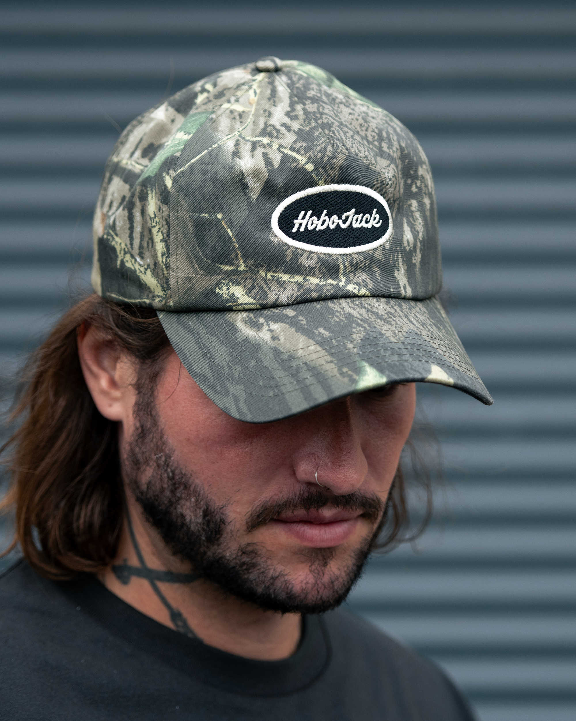 OVAL PATCH TRUCKER - TREE CAMO