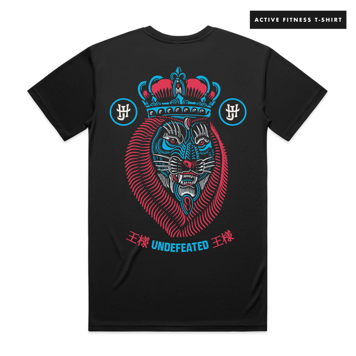 UNDEFEATED LION - ACTIVE T-SHIRT - HOBOJACK FITNESS