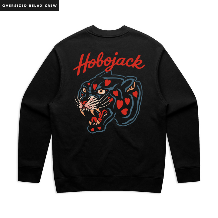 WILD HEART OVERSIZED RELAX CREW - STAPLE