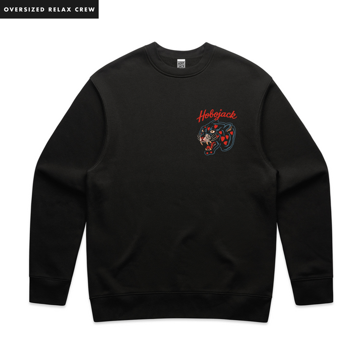 WILD HEART OVERSIZED RELAX CREW - STAPLE