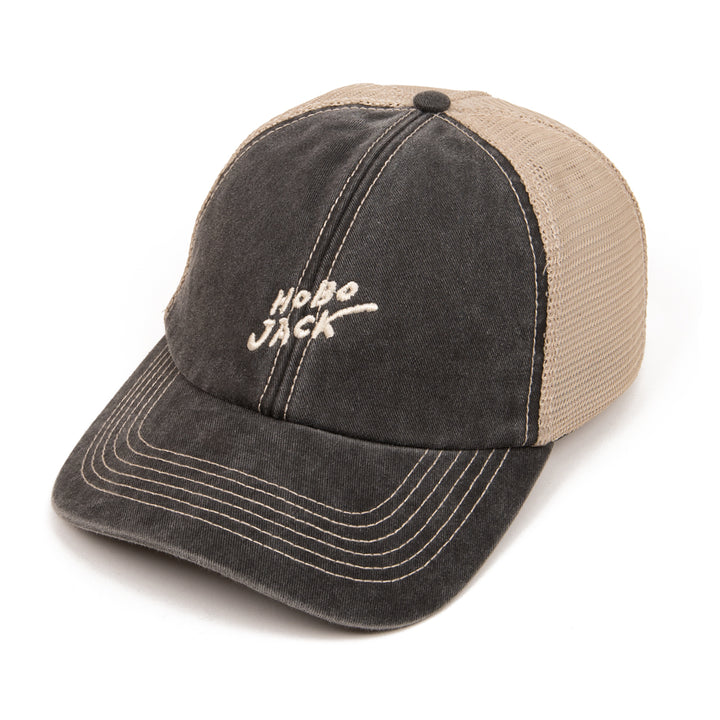 STAPLE FADED TRUCKER - BLACK