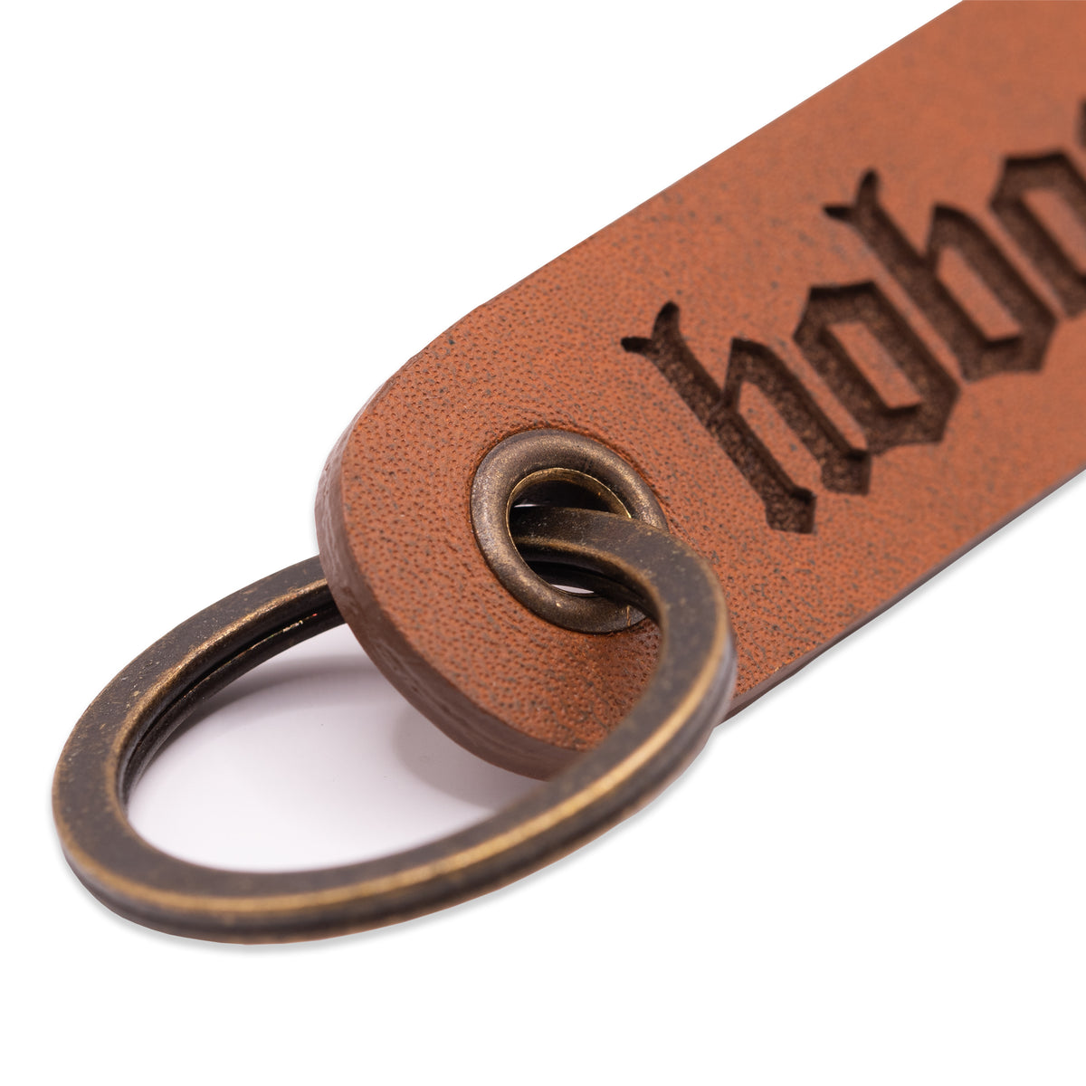 HOBOJACK KEYRING - TAN LEATHER-2